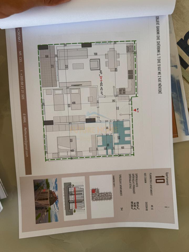 For sale, Apartment 2+1+2, Kamëz, Tirana.