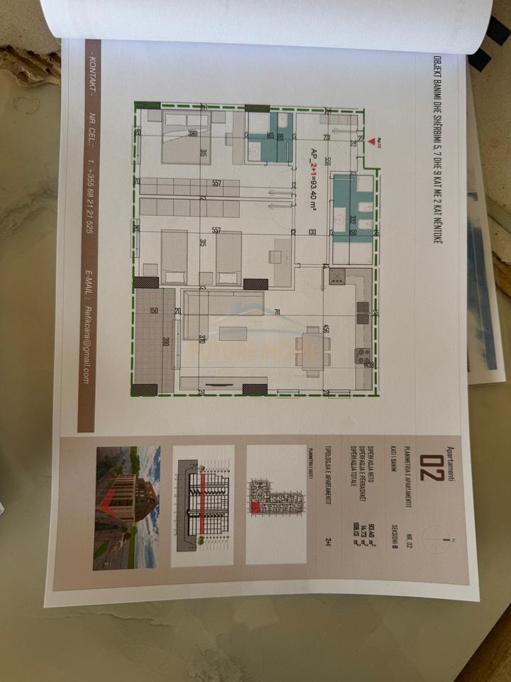 For sale, Apartment 2+1+2, Kamëz, Tirana.