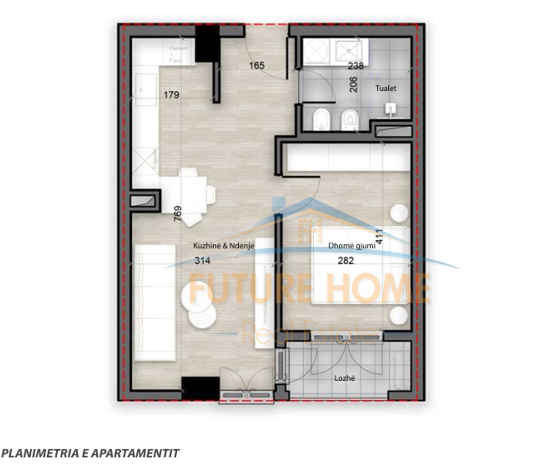 Shitet, Apartament 1+1, Rruga e Kokonozëve, Splendor Residencë