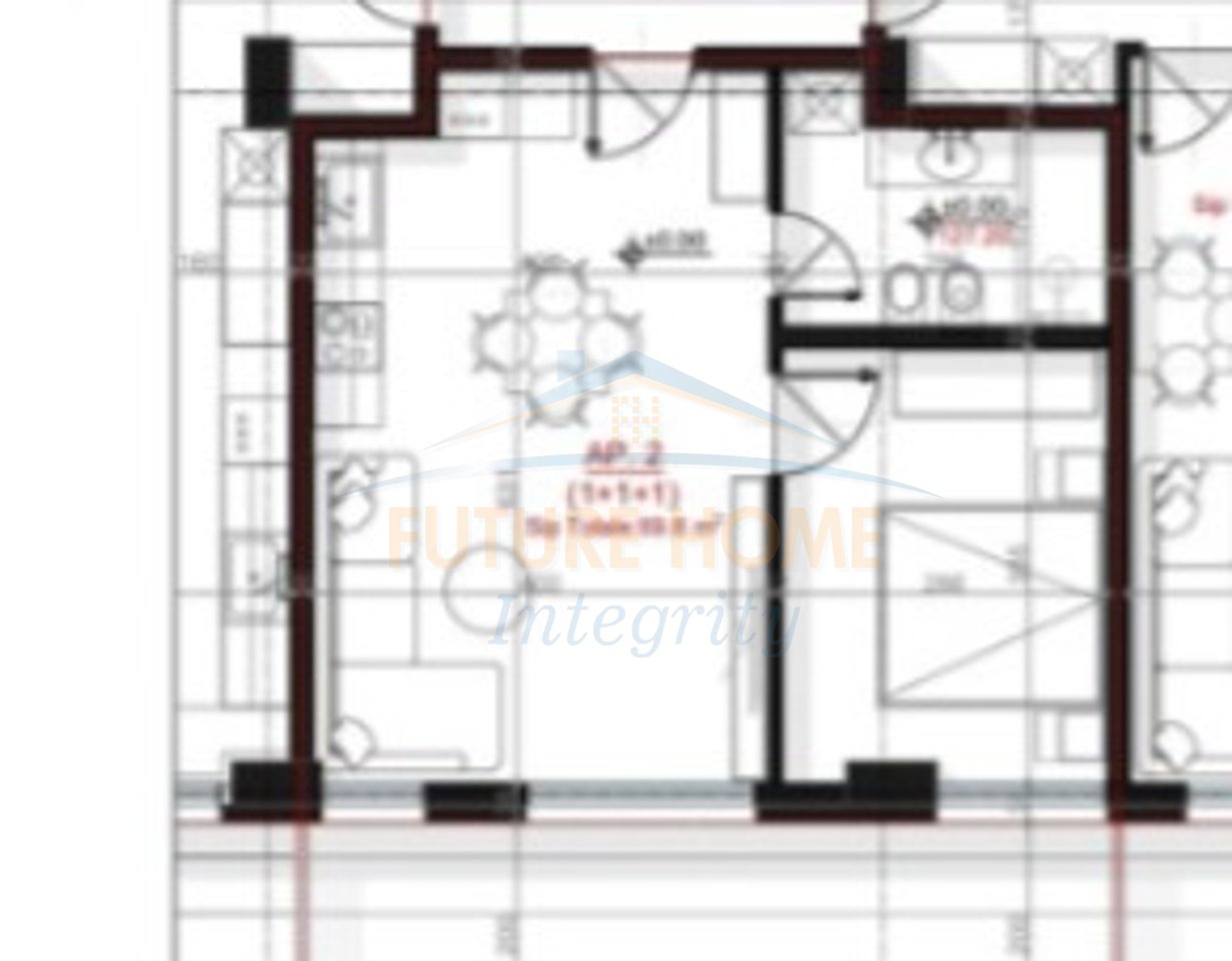 In vendita, Appartamento 1+1+Veranda, Residenza LIS, Tirana.
