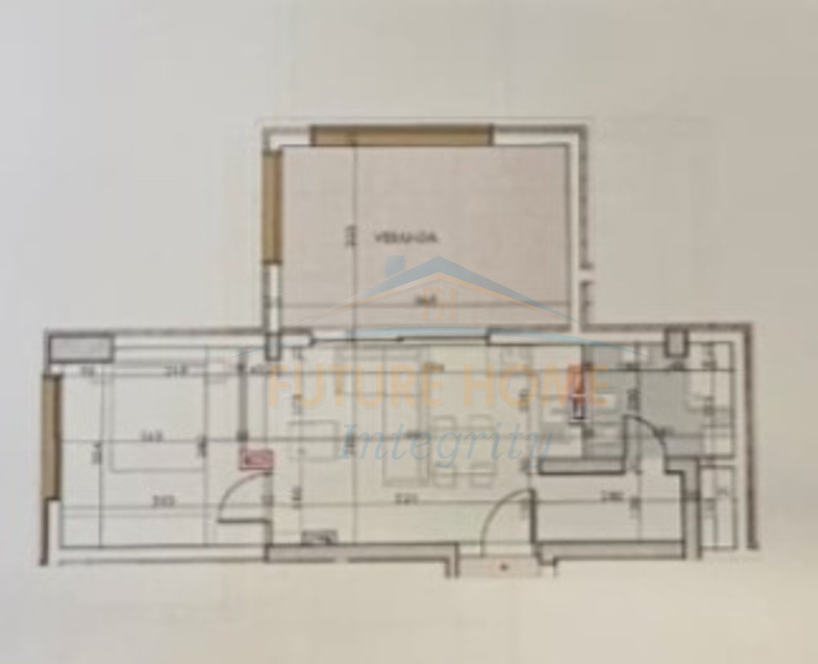 In vendita, Appartamento 1+1+Veranda, A.F.A Tower, Tirana.