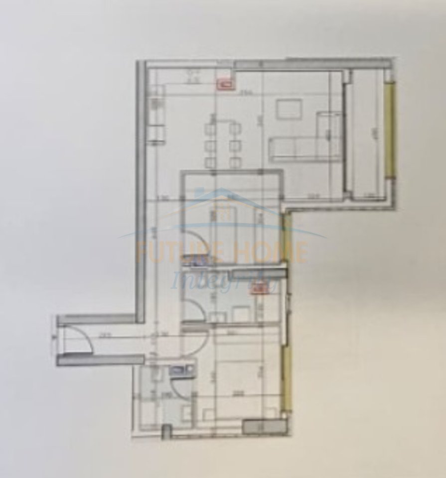 In vendita, Appartamento 2+1+2, A.F.A Tower, Tirana.