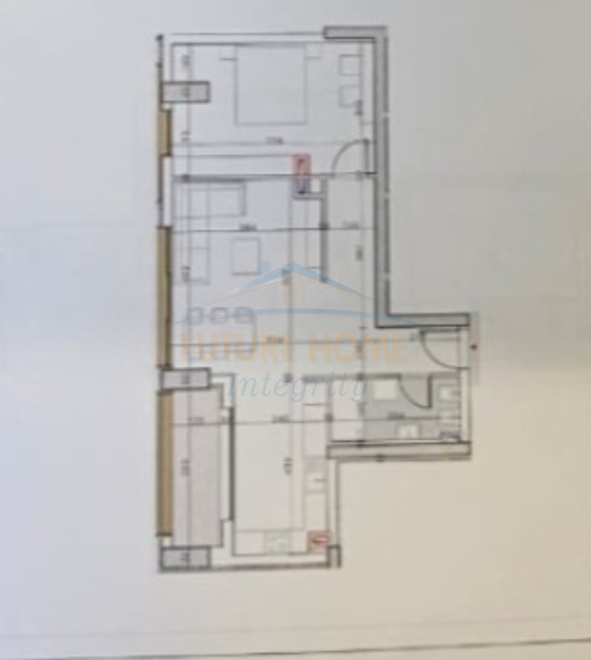 In vendita, Appartamento 1+1, A.F.A Tower, Tirana.