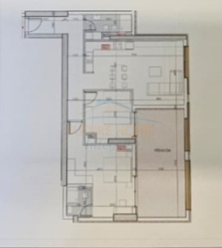 In vendita, Appartamento 1+1+Veranda, A.F.A Tower, Tirana.