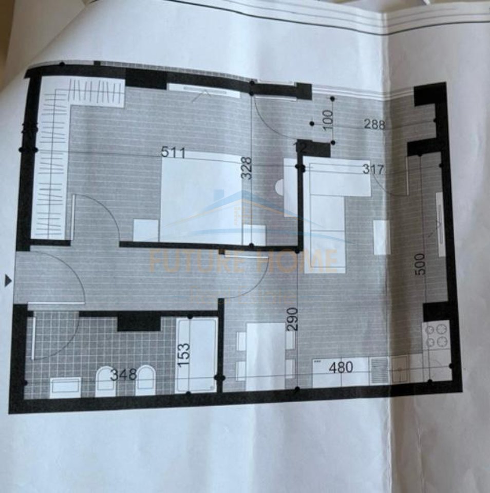 Shitet, Apartament 1+1, Kompleksi Mëhillaj Kamëz