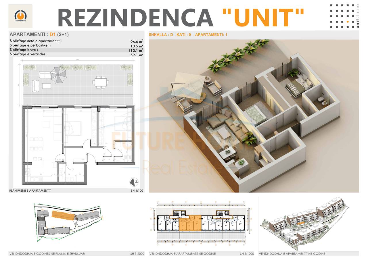 For sale, Apartment 2+1+2, UNIT RESIDENCE, TEG