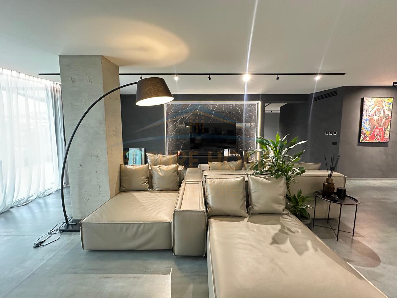 For sale, Penthouse 3+1+3+2 Parking Spaces, Dry Lake, Tirana.