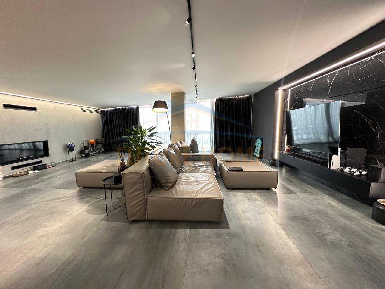 For sale, Penthouse 3+1+3+2 Parking Spaces, Dry Lake, Tirana.