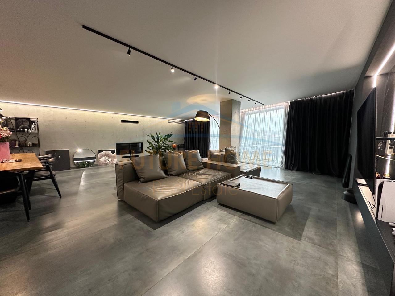 For sale, Penthouse 3+1+3+2 Parking Spaces, Dry Lake, Tirana.