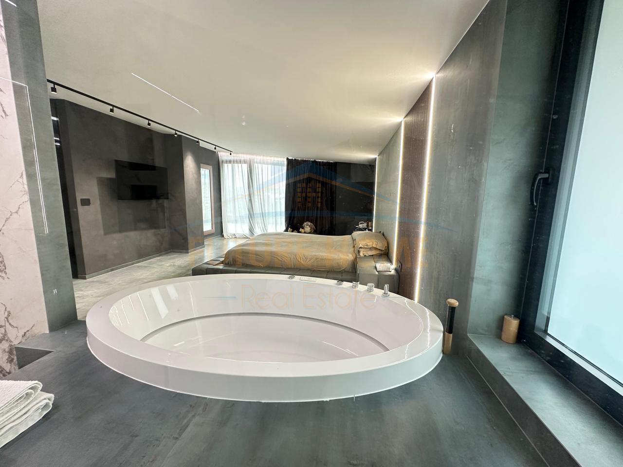 For sale, Penthouse 3+1+3+2 Parking Spaces, Dry Lake, Tirana.