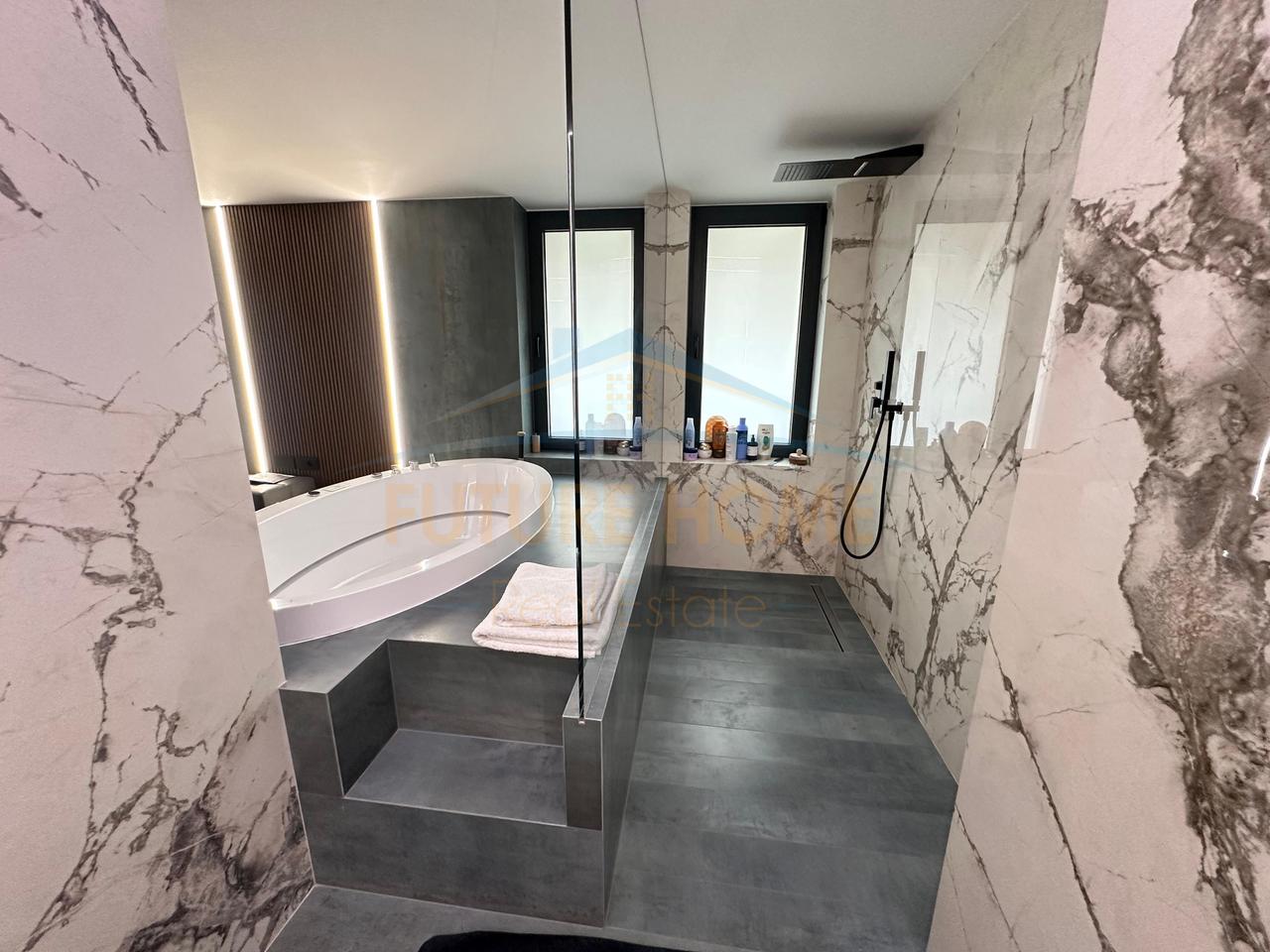 For sale, Penthouse 3+1+3+2 Parking Spaces, Dry Lake, Tirana.