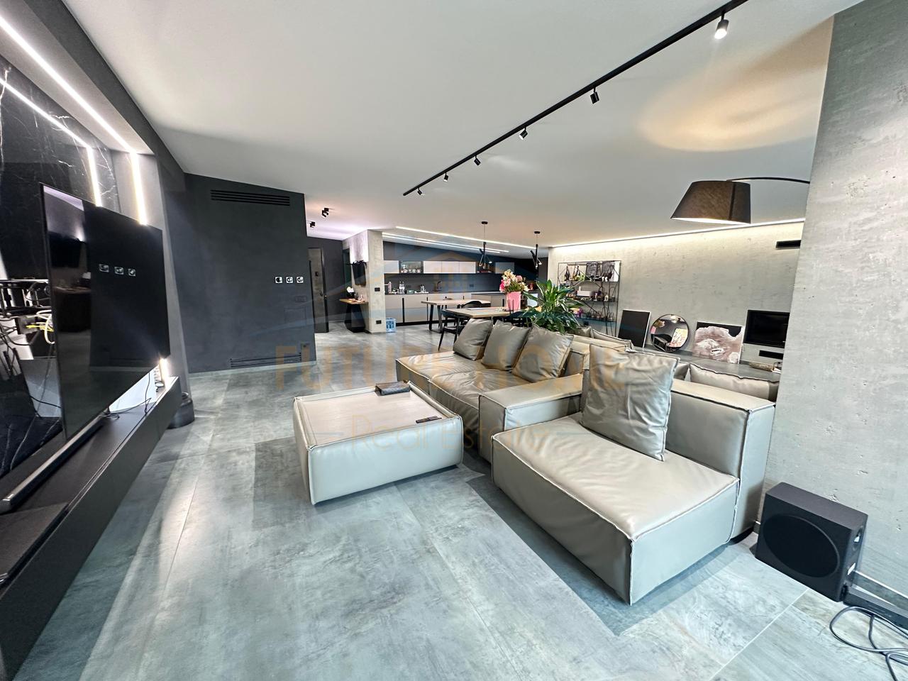 For sale, Penthouse 3+1+3+2 Parking Spaces, Dry Lake, Tirana.