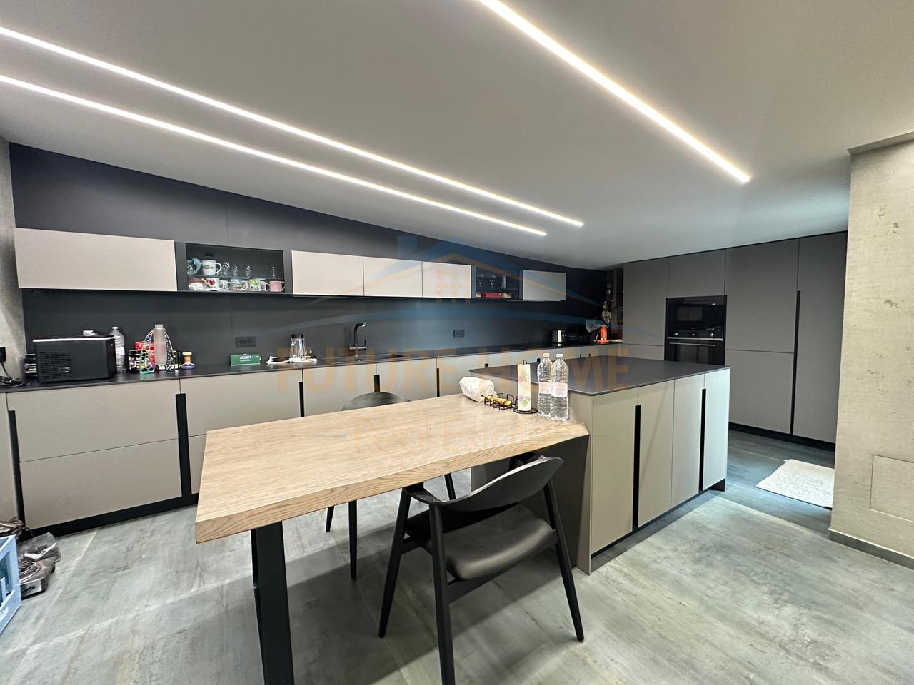 For sale, Penthouse 3+1+3+2 Parking Spaces, Dry Lake, Tirana.