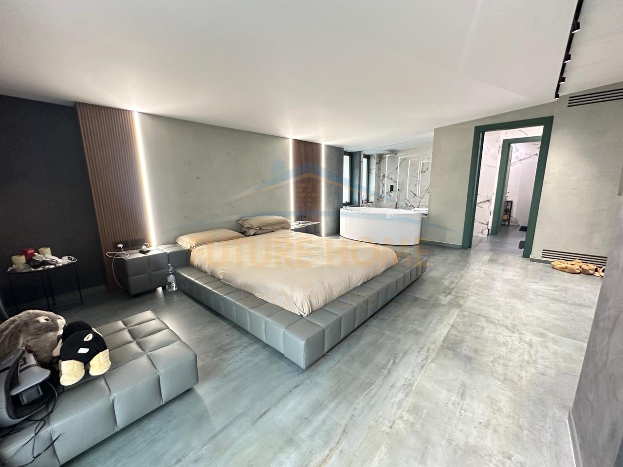 For sale, Penthouse 3+1+3+2 Parking Spaces, Dry Lake, Tirana.