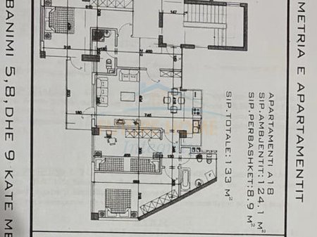 Shitet, Apartament 3+1+2, Shkolla e Baletit, Tiranë.