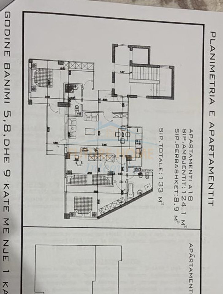 Shitet, Apartament 3+1+2, Shkolla e Baletit, Tiranë.