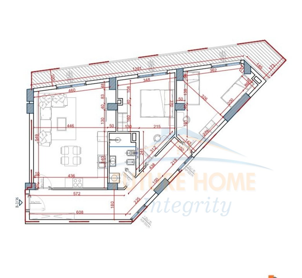 In vendita, Appartamento 2+1, Residenza Casa, Tirana.