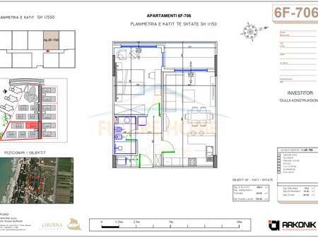 Shitet, Apartament 1+1 ,Rezidenca" Liburna", Mali i Robit