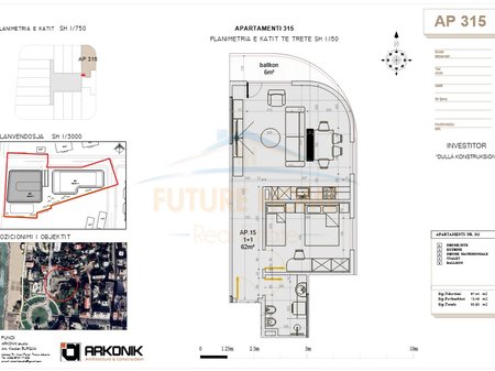 Shitet, Apartament 1+1, Pamje Ballore Deti, Residenca "Kapiten", Golem, Durrës