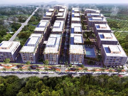 Shitet, Apartament 2+1, Rezidenca Palm Paradise, Qerret.