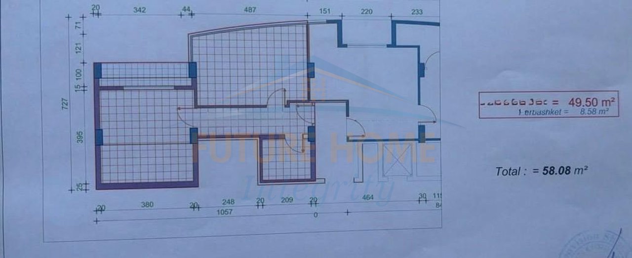 Shitet, Apartament 1+1, 21 Dhjetori, Tiranë.