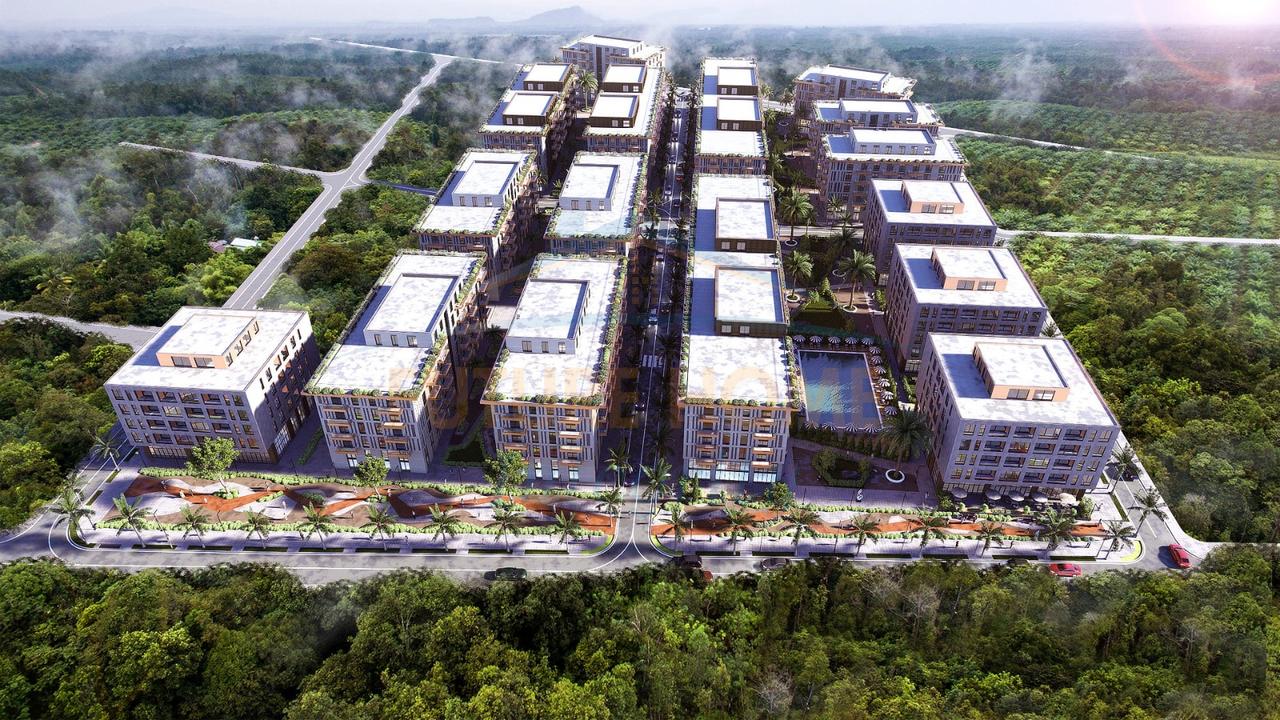 Shitet, Apartament 1+1, Rezidenca Palm Paradise, Qerret.