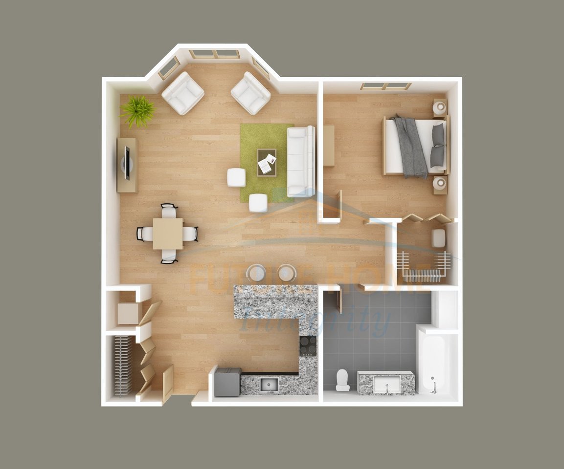 Qera, Apartament 1+1, Rruga Mine Peza, Tiranë.
