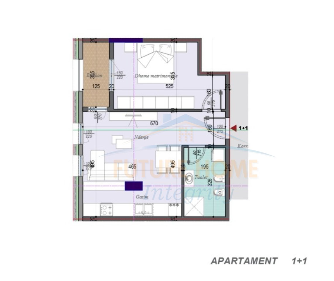 In vendita, Appartamento 1+1, Tirana Entry 3, Tirana.