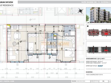 Shitet, Apartament 2+1, Fast Residence, Paskuqan, Tiranë