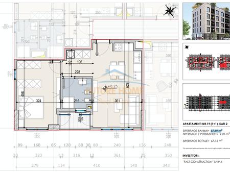Shitet, Apartament 1+1, Fast Residence, Paskuqan, Tiranë