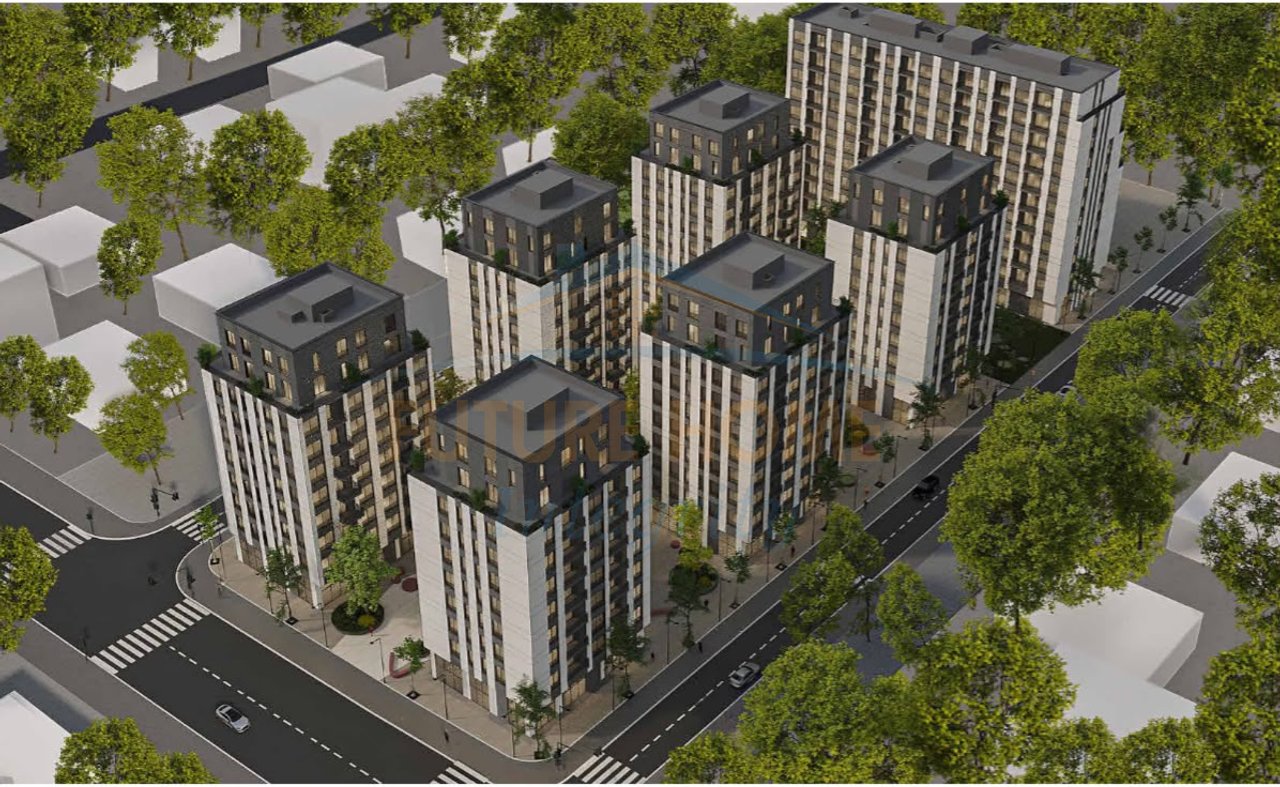 For sale, Apartment 1+1, Ajka Residence, Tirana.