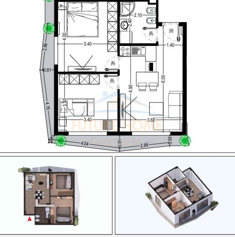 Shitet, Apartament 2+1, “URBAN X”, Spille