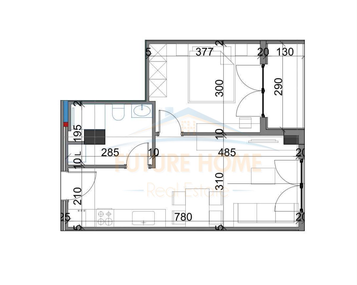 Appartamento 2+1 in Vendita, Complesso Viva