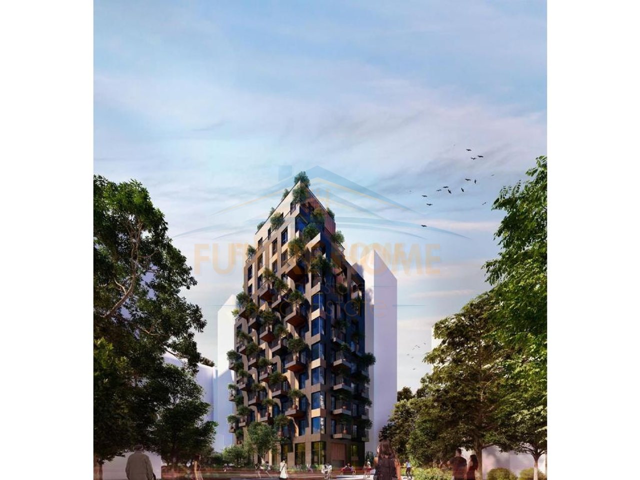 Shitet Apartament 1+1+2, Black Sapphire Building Qender.