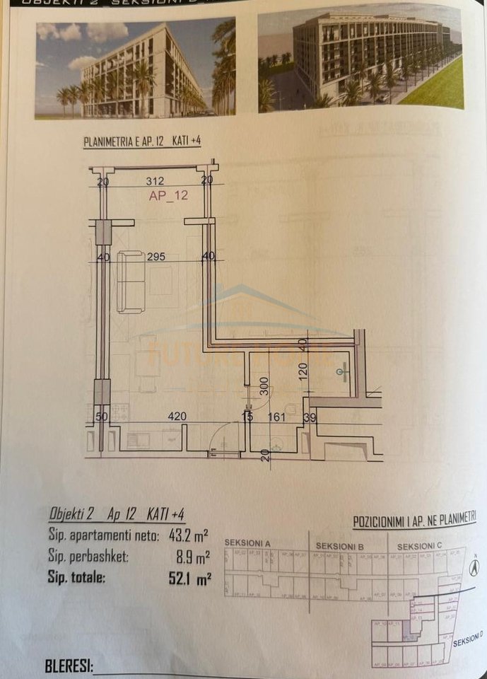 Shitet, Garsoniere ,Rezidenca"Bonita", Golem, Kavajë
