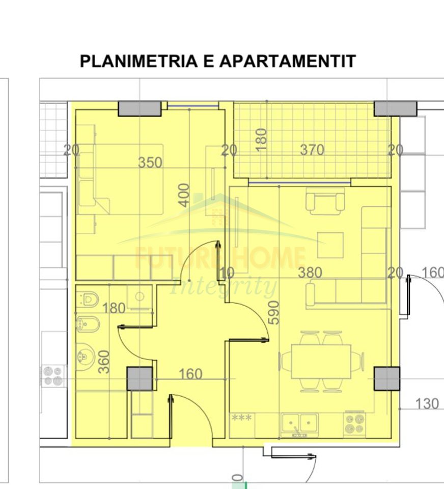In vendita, Appartamento 1+1, BelFiore Residence 1, Tirana.