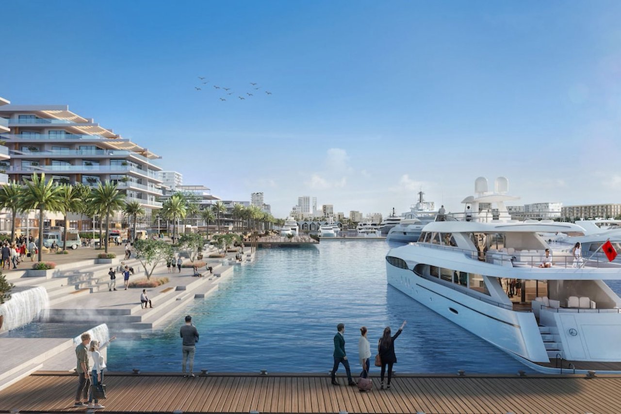 Shitet, Apartament 2+1+2+Garazh,  Durres Yachts & Marina.