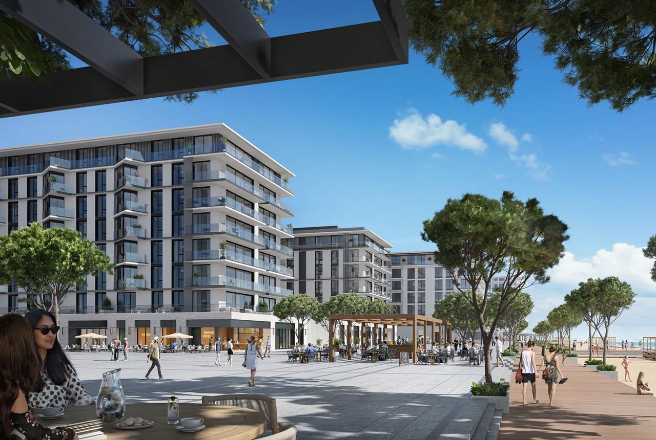 Shitet, Apartament 2+1+2+Garazh,  Durres Yachts & Marina.