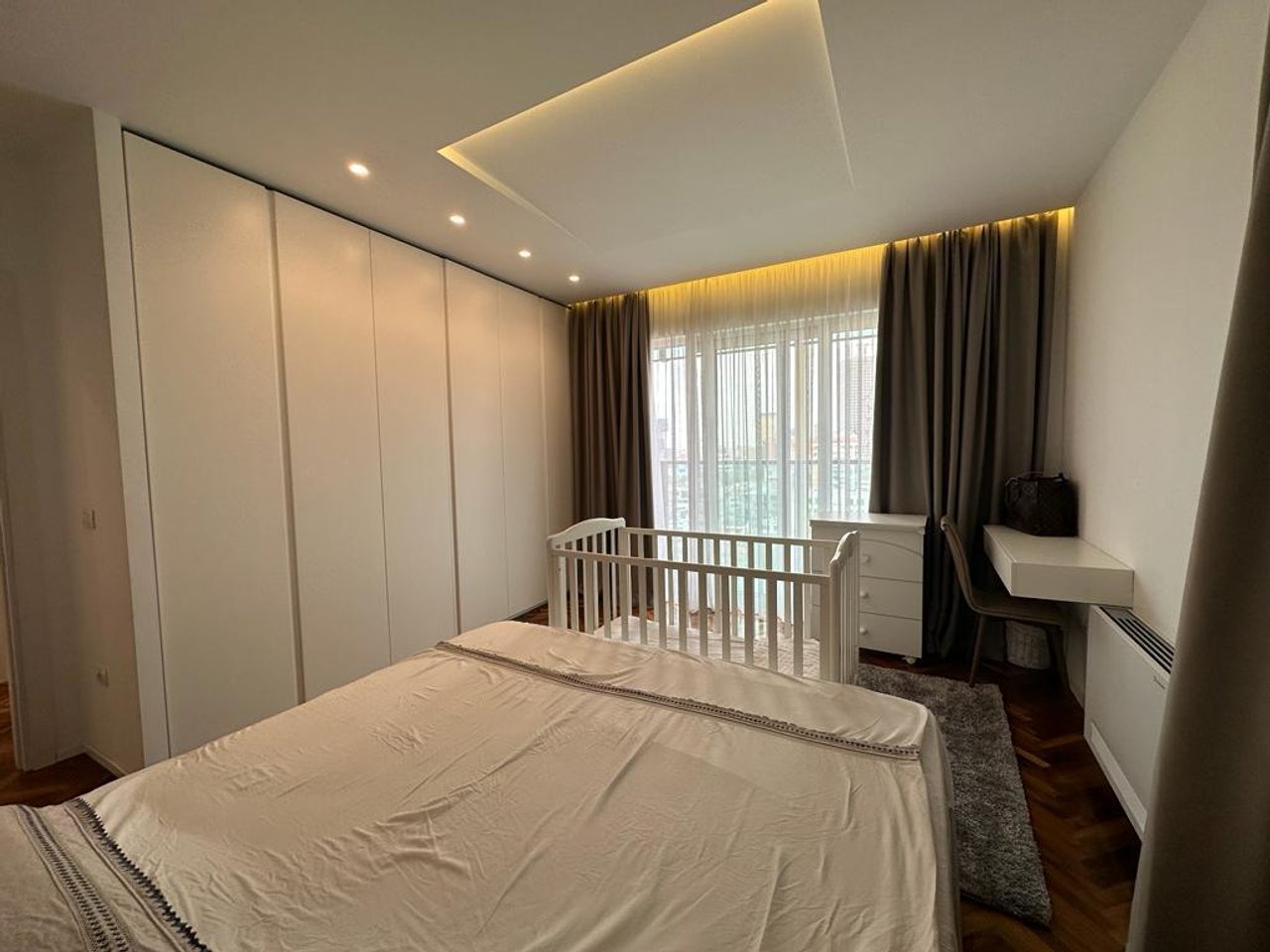 For rent, Apartment 2+1+2+Parking Space, Ambasador 3, Elbasan Street.