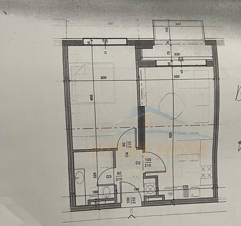 In vendita, Appartamento 1+1+Posto auto, Campo Aviazione, Tirana.