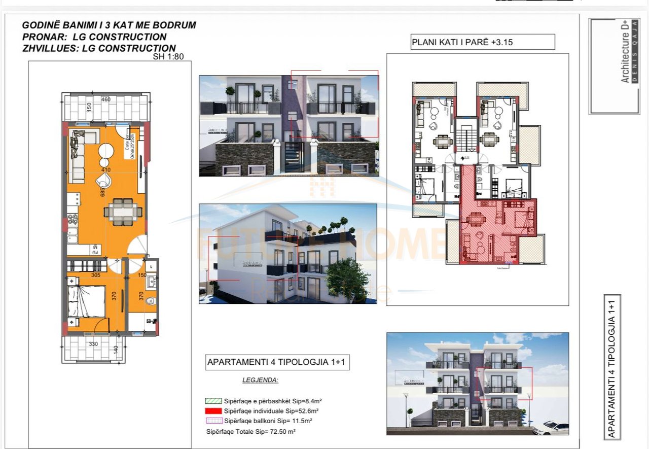 Modern Apartment in New Construction in Korçë