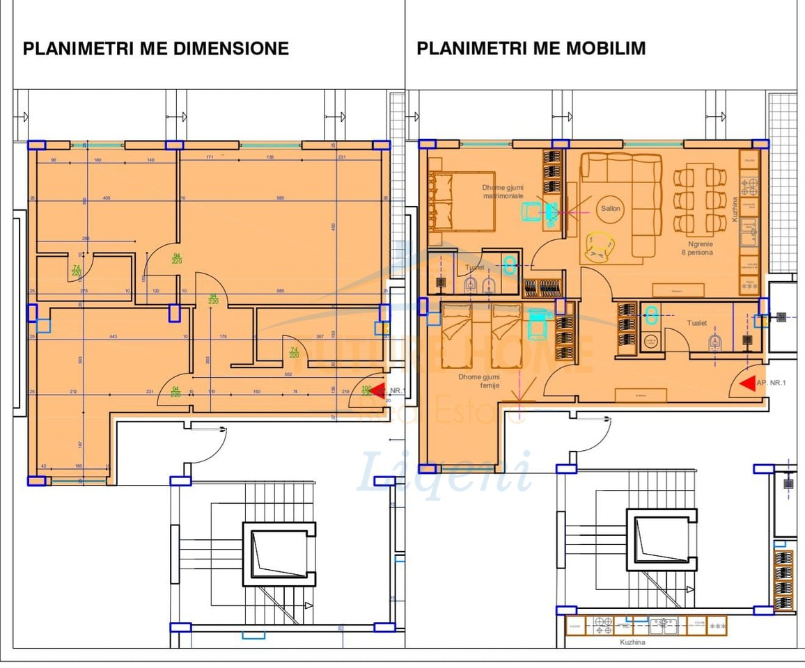 Shitet, Apartament 1+1, Rruga Eduard Mano, Liqeni i Thate, Tiranë.