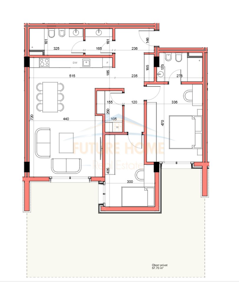Shitet, Apartament 2+1+2, Maison De La Terre, Mjull-Bathore