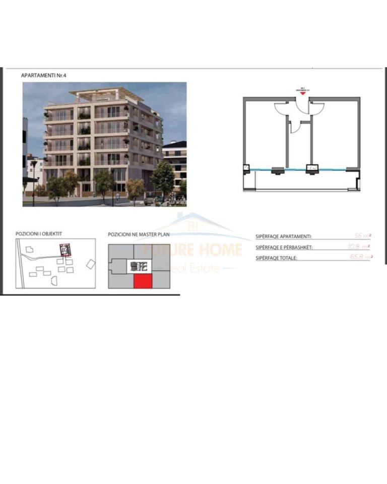 Shitet Apartament 1+1, Orikum, Vlore.