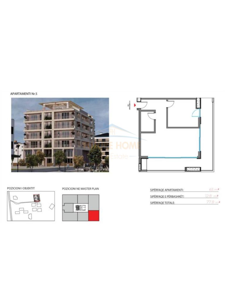 Shitet Apartament 1+1, Orikum, Vlore.