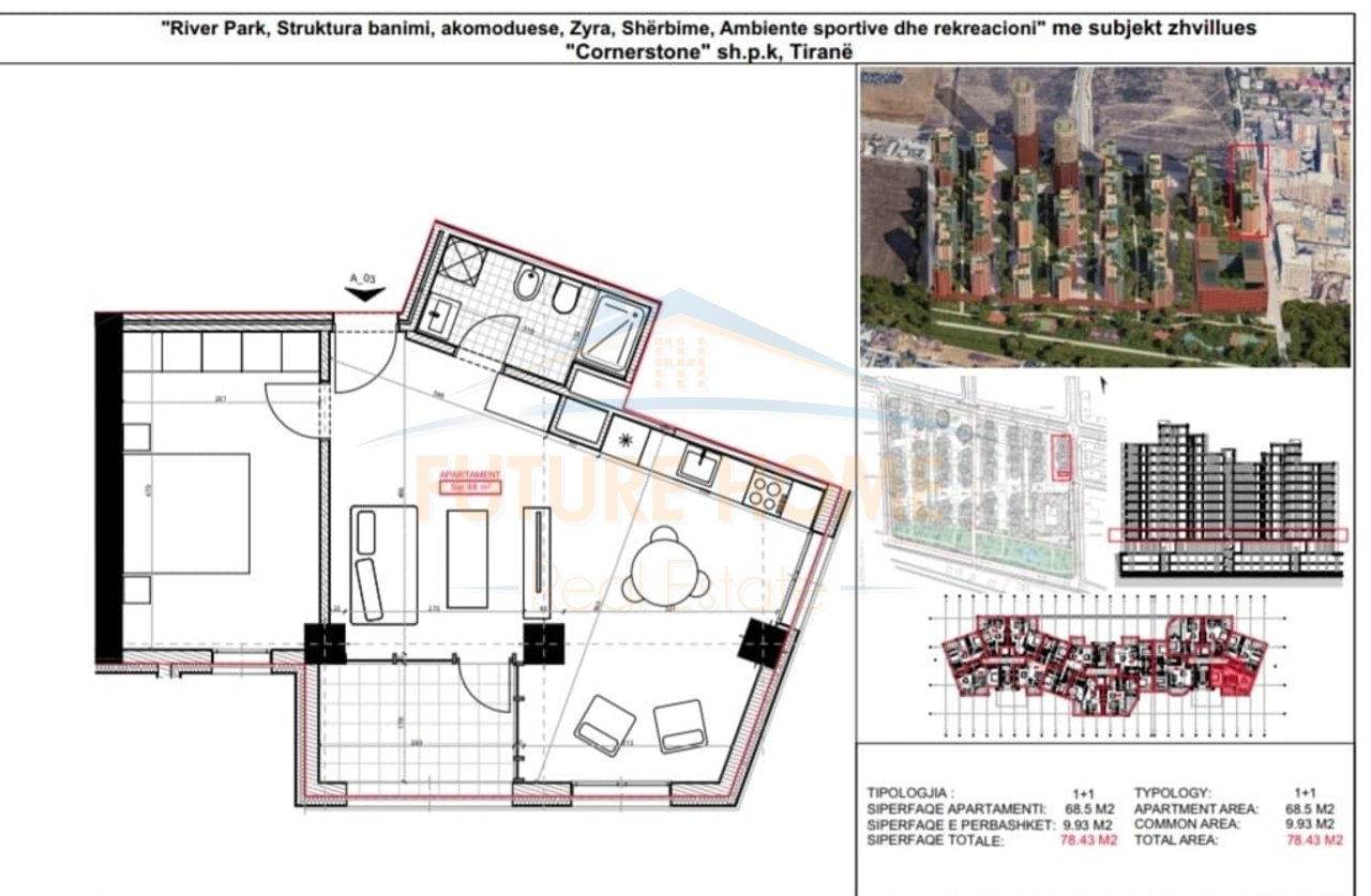 For sale, 2+1 Apartment, New Ring Road.