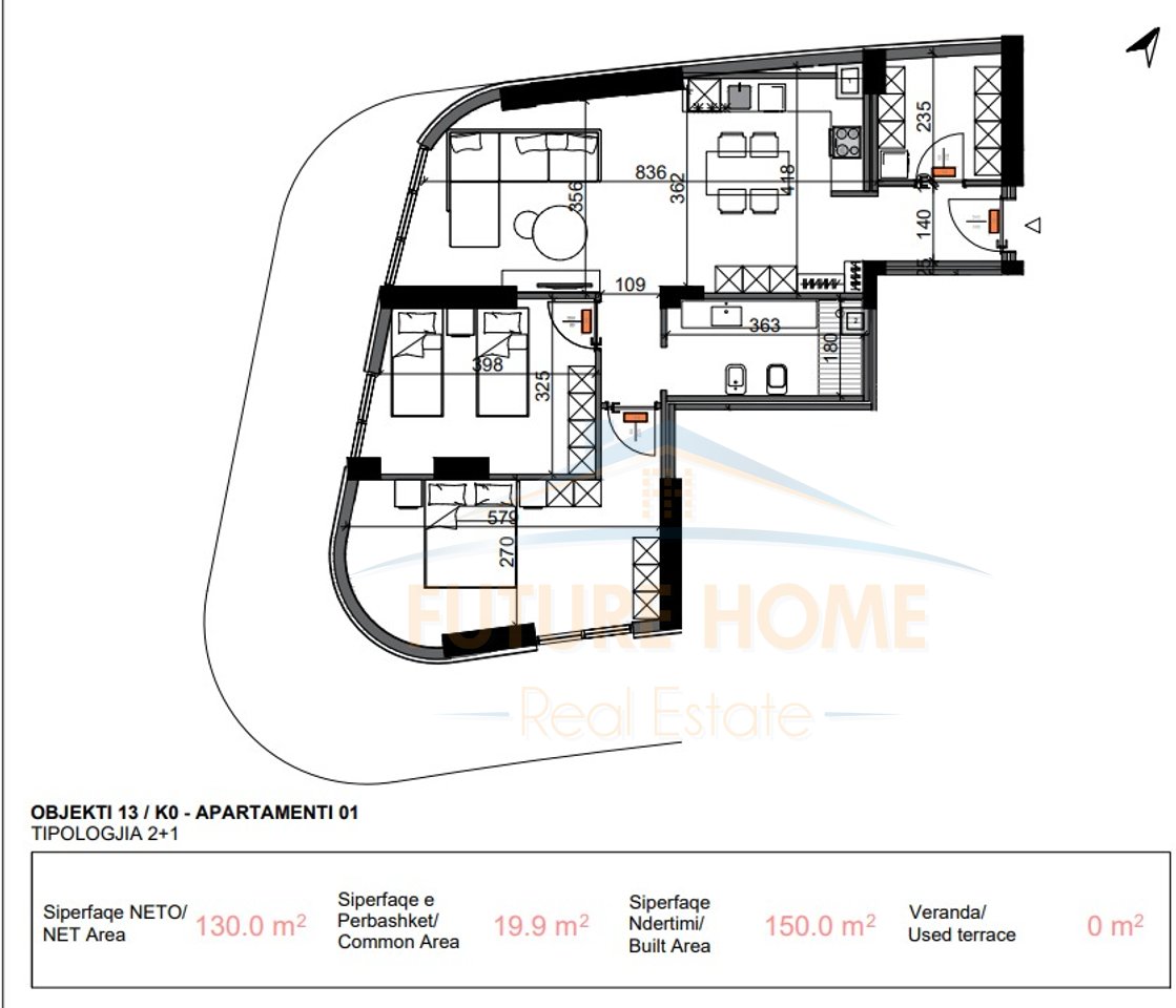 In vendita, Appartamento 2+1, Centaurea Residence, Lago Secco