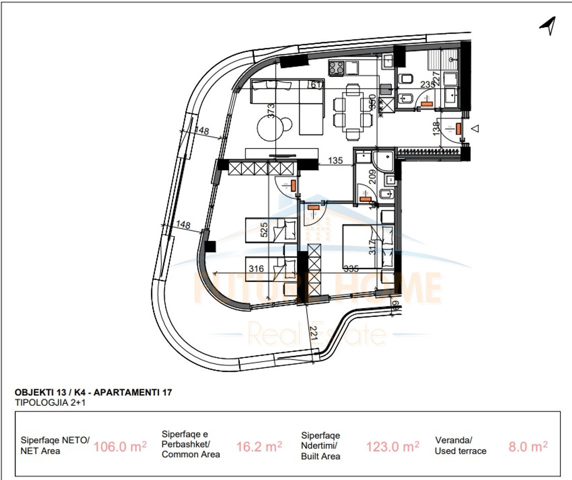 In vendita, Appartamento 2+1+2, Centaurea Residence, Lago Secco