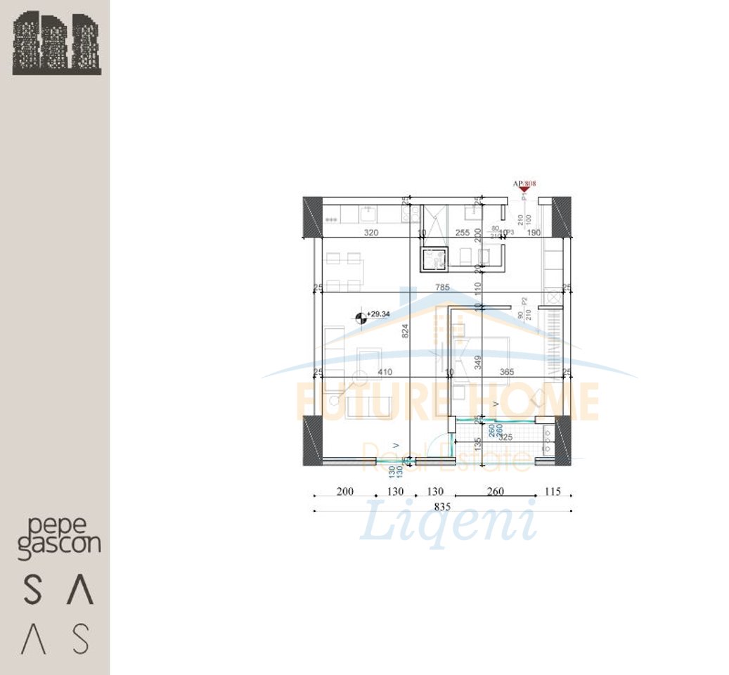 In vendita, Appartamento 1+1, Shqiponja Square, Zogu i Zi, Tirana.