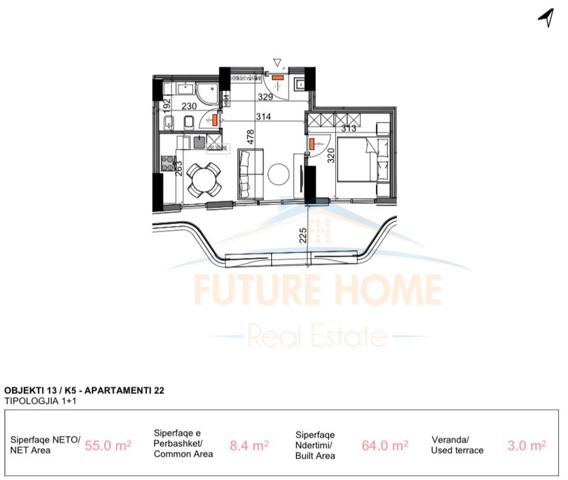 In vendita, Appartamento 1+1, Centaurea Residence, Lago Asciutto